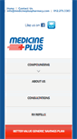 Mobile Screenshot of medicineplusrx.com